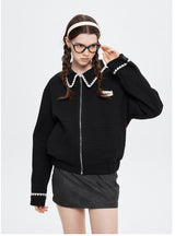 Short Fragrance Long Sleeve Coat