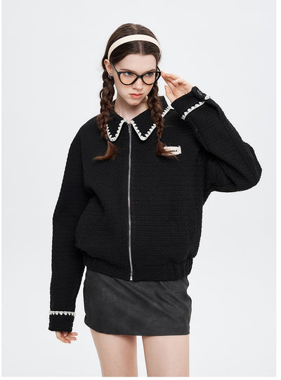 Short Fragrance Long Sleeve Coat