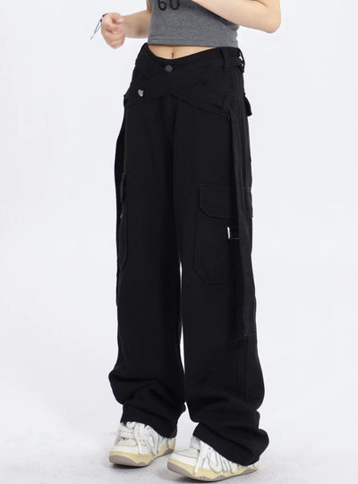 Retro Loose Wide-leg Casual Pants