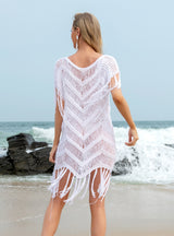 Seaside Beach Holiday Tassel Bikini Cover Up
