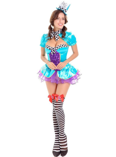 Sexy Magic Show Maid Wears Halloween Costume