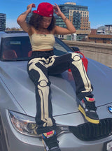 Sexy Embroidered Jeans Low Waist Pant