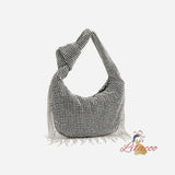 Diamond Tassel Knotted Handbag