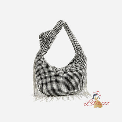 Diamond Tassel Knotted Handbag