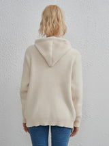 Cardigan Imitation Mink Zipper Sweater
