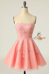 Blue Tulle Spaghetti Straps Homecoming Dress