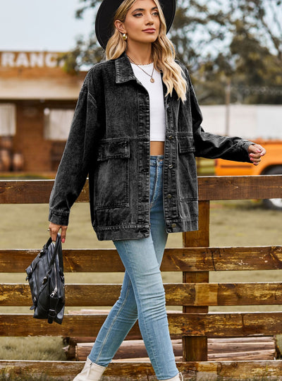 Slim Retro Loose Denim Jacket