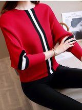 Bat Sleeve Loose Slim Sweater
