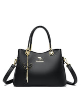 Large Capacity Solid Color Shoulder Bag