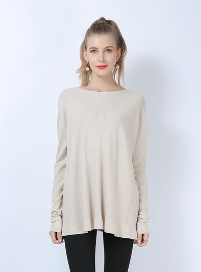 Loose Long Sleeve Pullover Sweater