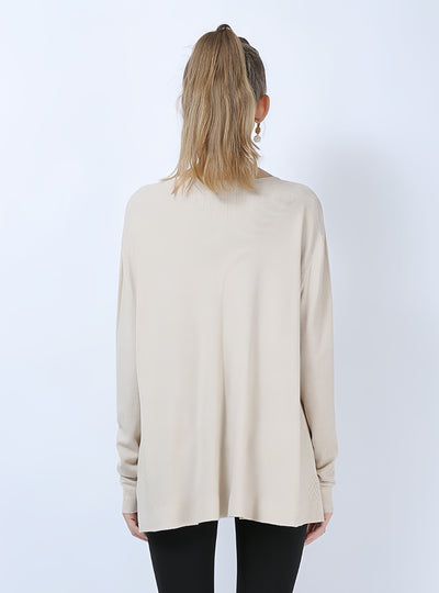 Loose Long Sleeve Pullover Sweater