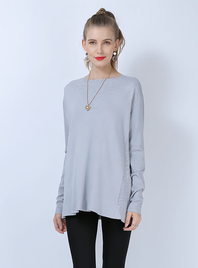 Loose Long Sleeve Pullover Sweater