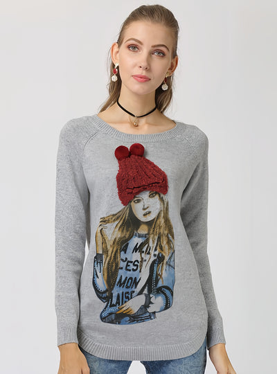 Turtleneck Loose Long-sleeved Sweater