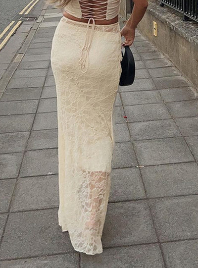 Sexy Mermaid Lace Irregular Skirt