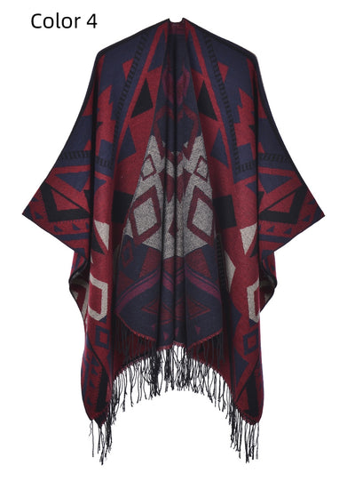 Bohemian Thickened Dual-purpose Scarf Cloak