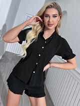 Short Sleeve Home Clothes Two-piece Suit