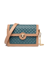 Rhombic Chain Slung Small Square Bag