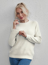 Round Neck Leisure Pullover Sweater