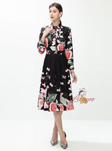 Palace Retro Printed Slim Dress