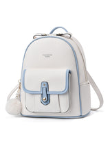 Women's PU Leather Backpack Girls School Backpack