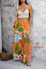 Bohemian Printed Casual Pants