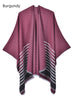 Double-sided Tassel Split Knitted Warm Cloak