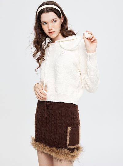 Retro Loose Hooded Sweater