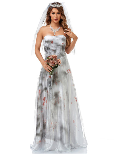 Bloody Ghost Bride Halloween Costume