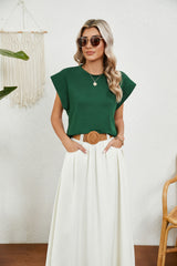 Round Neck Loose Short Sleeve T-shirt