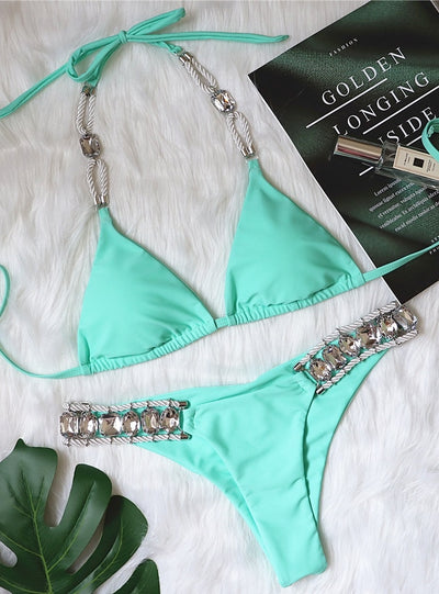 Sexy Crystal Diamond Swimsuit