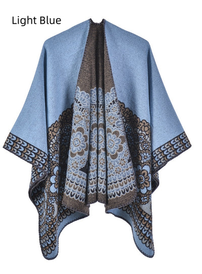 Women Warm Shawl Cloak Scarf