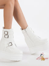 High-heeled Thick Soles Boots Shoes