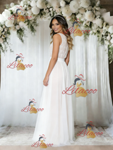 Lace Tulle Straps Wedding Dress