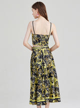 Sexy Suspender Top+Skirt Two-piece Suit