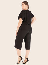 Pant Top Two-piece Loose Plus Size Suit
