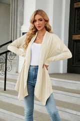 Solid Color Loose Long Sleeve Coat
