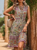 Summer Bohemian Print Dress