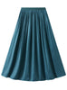 High Waist and Slim Pleated Skirt