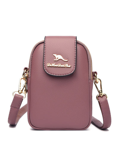 Shoulder Slung Double-compartment Mobile Phone Bag