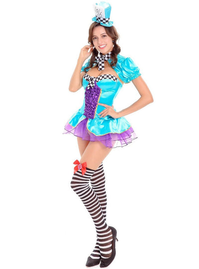 Sexy Magic Show Maid Wears Halloween Costume