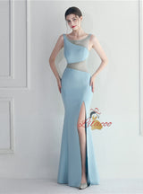 Mermaid Split Beading Prom Dress