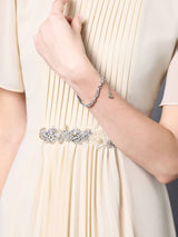 Apricot Short Sleeve Pleats Mother Of The Bride Dress