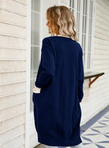 Long Plus Size Sweater Cardigan Coat