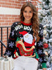 Christmas Embroidered Pullover Sweater