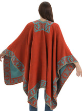 Ladies Padded Warm Cloak Scarf Shawl