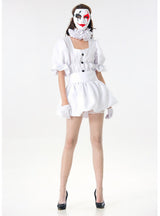 Lady Role-playing Vampire Bride Clown Costume