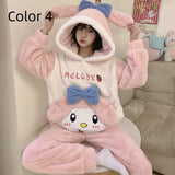 Thick Flannel Cartoon Home Service Suit