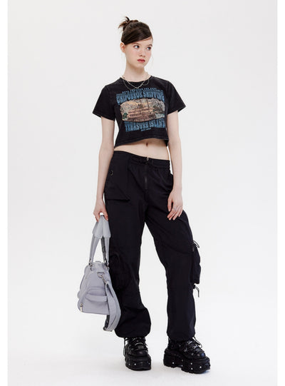 Summer Letters Short-sleeved T-shirt