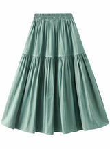Women Retro Pleated Skirt