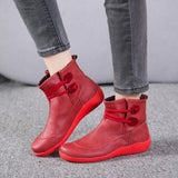 Women's Retro Sports Lace-up Booties